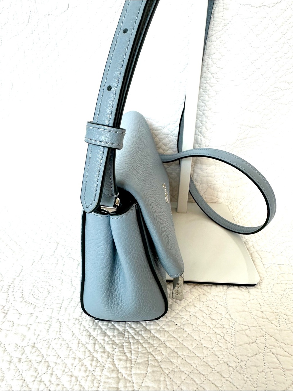 kate spade Blue Pebbled Leather Crossbody Bag - Picture 3 of 8